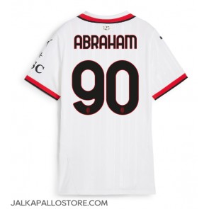 AC Milan Tammy Abraham #90 Vieraspaita Naisten 2024-25 Lyhythihainen